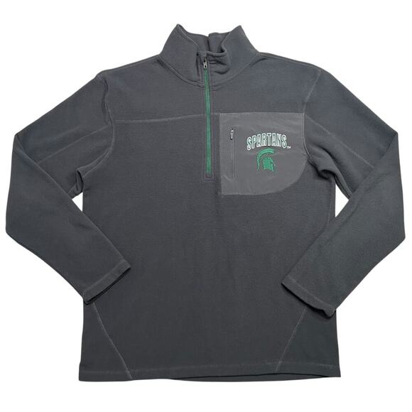 Colosseum Athletics NCAA Michigan State University Spartans Fleece Pullover - L - Picture 1 of 7